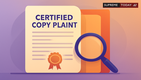Admissibility of Certified Copies of Plaints as Secondary Evidence in Indian Courts