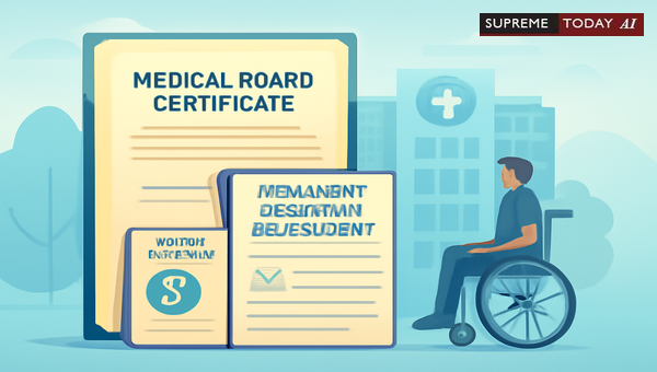 Admissibility of District Hospital Medical Board Certificates in Motor Accident Compensation Claims