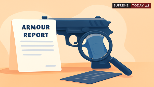 Admissibility and Evidentiary Value of Armour Reports in Arms Act and Civil Litigation