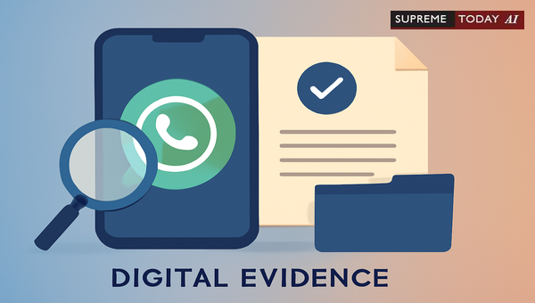 Admissibility of Forwarded WhatsApp Chats as Evidence Under Indian Evidence Act Section 65-B