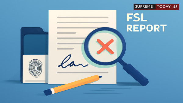 Admissibility of FSL Reports in Signature Mismatch and Forgery Disputes