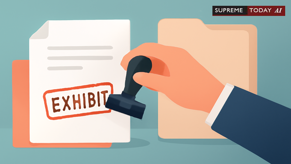 Admissibility and Marking of Documents as Exhibits Without Examining Parties