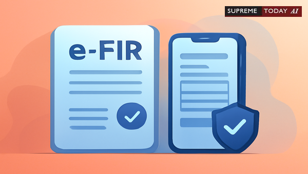 Admissibility and Marking Procedures for Electronic First Information Reports in Indian Courts