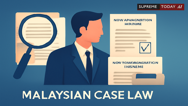 Admissibility of Non-Contemporaneous Evidence in Malaysian Criminal and Civil Proceedings