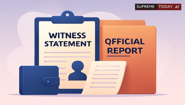 Admissibility of Official Reports as Previous Statements under the Indian Evidence Act
