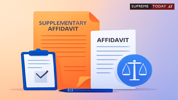 Admissibility of Oral Evidence via Supplementary Affidavit: Legal Requirements and Procedure