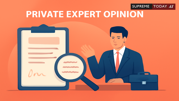 Admissibility of Private Expert Opinions in Court Without Prior Judicial Permission