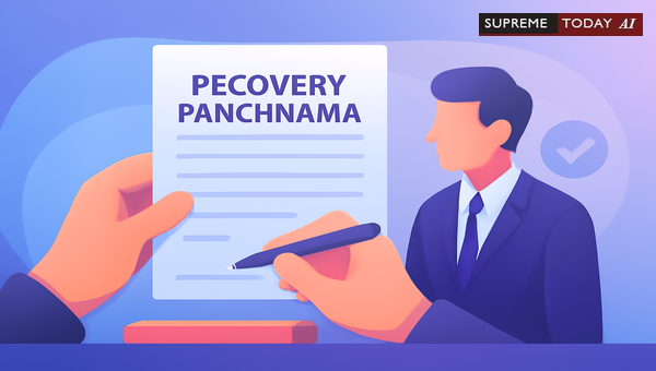 Admissibility of Recovery Panchnama under Section 27 of the Indian Evidence Act