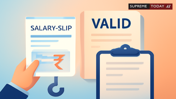 Admissibility of Salary Slips for Lifting Salary Attachment Orders under Civil Procedure Code