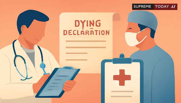 Admissibility of Dying Declarations Certified by Doctors Also Conducting Autopsies