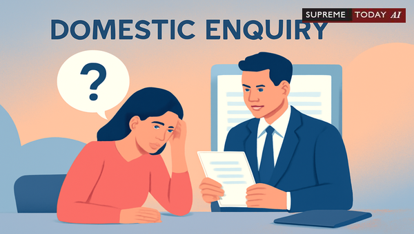 Admissibility of Unfiled Domestic Enquiry Proceedings in Labour Court Disputes