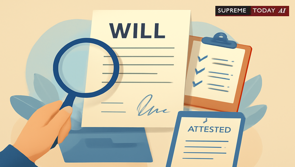 Admissibility of Wills in Writ Petitions: Section 68 Evidence Act Requirements