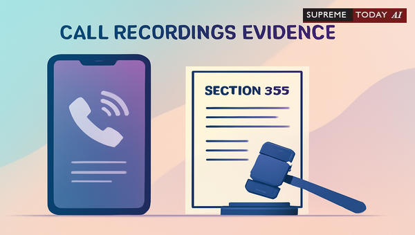 Proving Call Recordings in Indian Courts Under Section 65B of the Indian Evidence Act