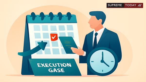 Legal Grounds for Advancing Scheduled Hearing Dates in Execution Case Proceedings