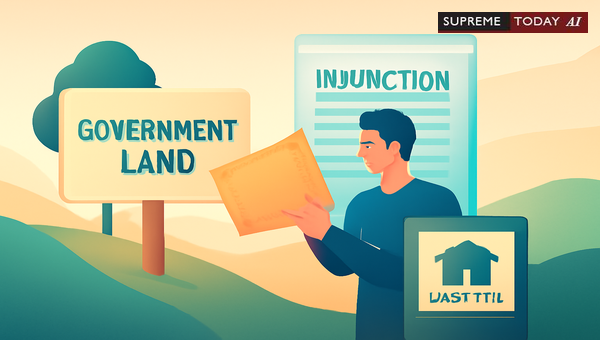 Adverse Possession Against Government Land: Assessing Legal Barriers and Injunction Suit Doctrines