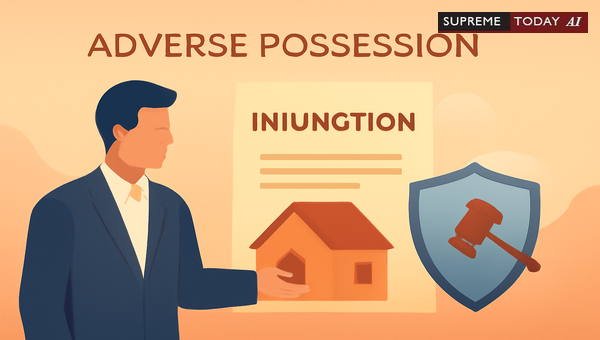 When Adverse Possession Cannot Support an Injunction Suit: Judicial Precedents Analyzed