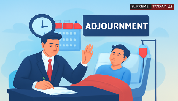 Medical Emergencies of Advocates: Judicial Grounds for Court Adjournments Reviewed