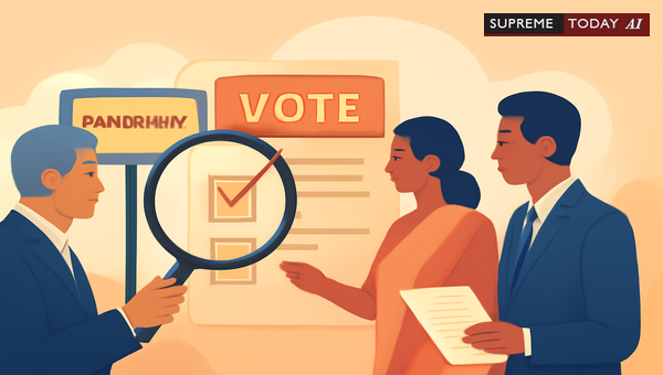 Participation of Advocates in Panchayat Election Nomination Scrutiny and Procedural Transparency