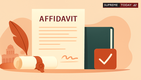 Can a Sworn Affidavit Qualify as a Valid Testamentary Will Under the Indian Succession Act?