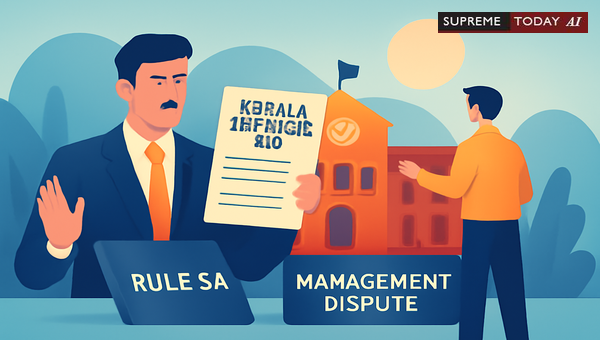 Procedures for Changing Aided School Management in Kerala: Judicial Precedents and Rules