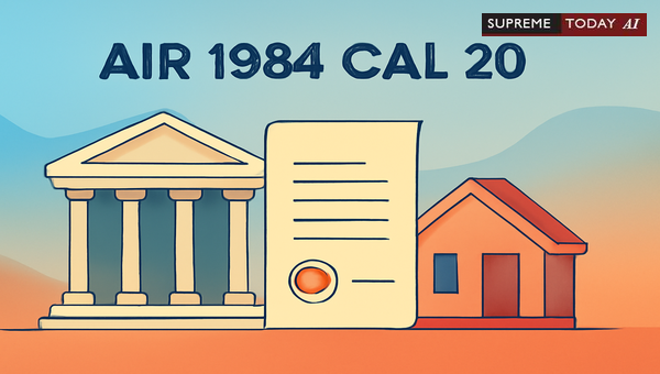AIR 1984 Cal 20: Calcutta High Court Precedents on Jurisdiction and Decree Execution