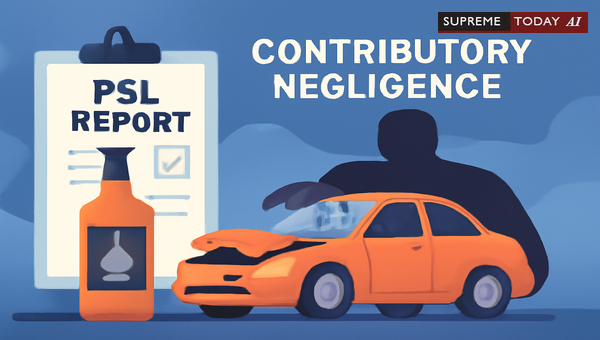 When Alcohol in FSL Reports Fails to Prove Contributory Negligence in Motor Accident Claims