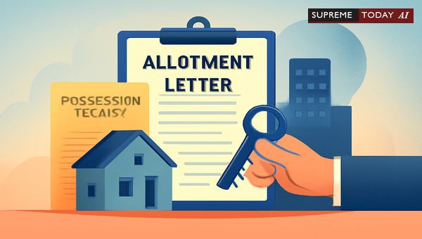 Limitation of Allotment Letters as Proof of Legal Possession in Property Disputes