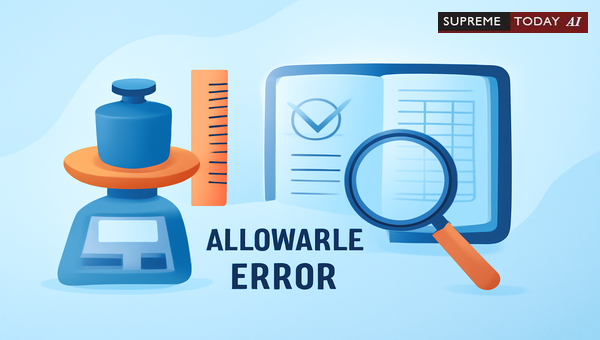 Allowable Error in Measurements: Legal Guide