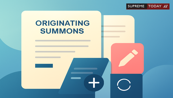 Amending an Originating Summons: Procedural Rules and Limitations in Malaysian Litigation