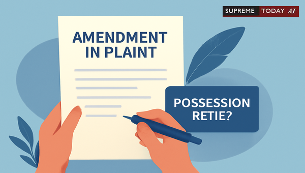 Can You Amend a Plaint to Add Possession Relief in Indian Property Lawsuits?