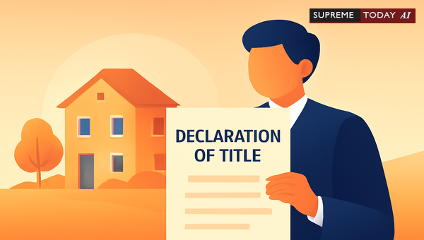 Anathula Sudhakar v. P. Buchi Reddy: When Bare Injunction Suits Require Title Declaration