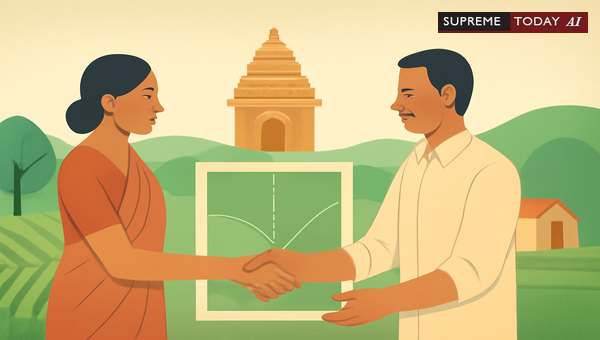 Partitioning Ancestral Agricultural Land Across Villages: Legal Requirements for Mutual Consent