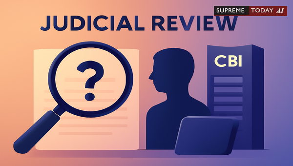 Antulay vs CBI Judgment Limiting Judicial Supervision of CBI Criminal Investigations