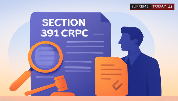 When Appellate Courts Allow Section 391 CrPC Applications for Additional Evidence