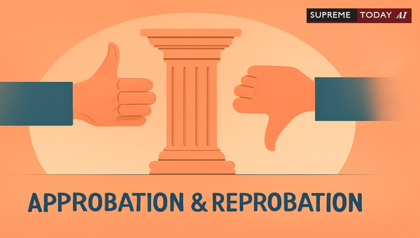 Doctrine of Approbation and Reprobation: Preventing Inconsistent Legal Positions for Fairness