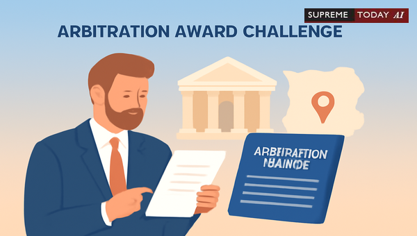 Can Arbitral Awards Be Challenged at the Judgment Debtor's Residence? Jurisdictional Limits Defined