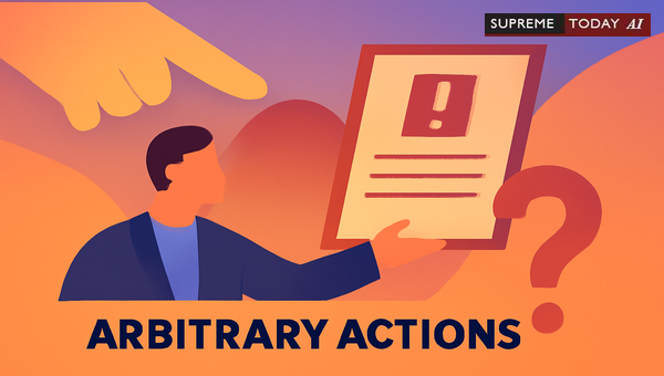 Defining Arbitrariness in Indian Administrative Law: Constitutional Standards and Judicial Precedents