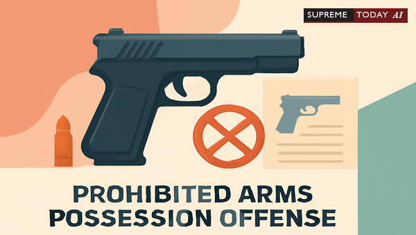 Arms Act 1959: Does Mere Possession of Non-Notified Weapons Constitute Criminal Liability?