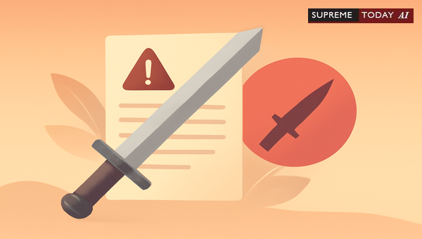 Arms Act Section 27 Applicability for Sword Injuries in Non-Notified Areas