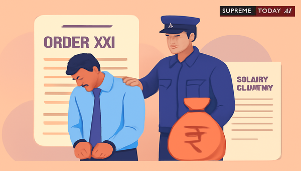Can Government Employees Face Arrest in Execution Proceedings Under Order XXI Rule 30?