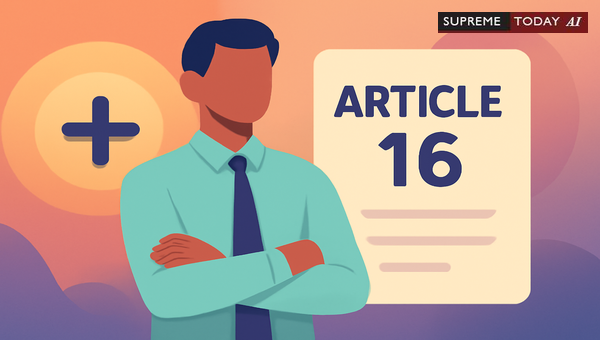 Article 16 of the Indian Constitution: Equality in Public Employment and Reservation Limits