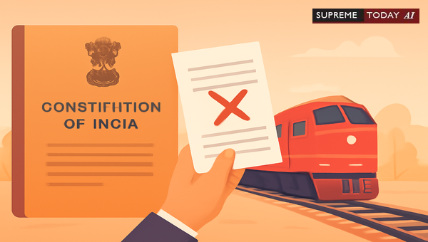 Article 300A and Vesting of Pre-Independence Railway Land in the Union of India