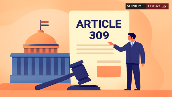 Article 309 Service Rules as Ultra Vires when Conflict with Statutory Law Arises
