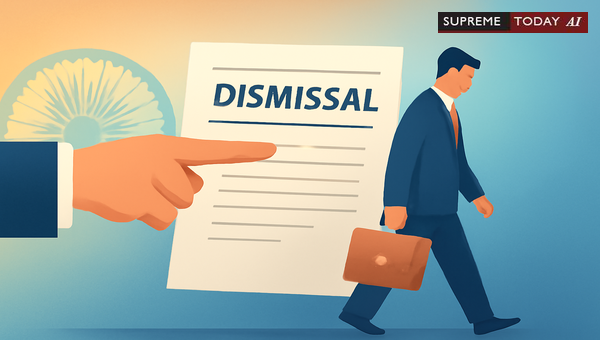 Article 311(2)(b) Dismissal from Service: Validating When Departmental Inquiries Can Be Dispensed