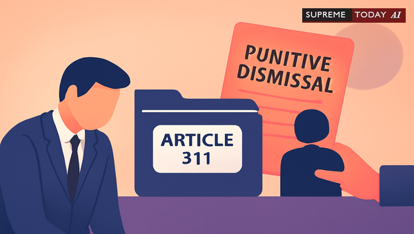 Supreme Court Ruling on Article 311: Distinguishing Punitive Dismissal from Contractual Termination