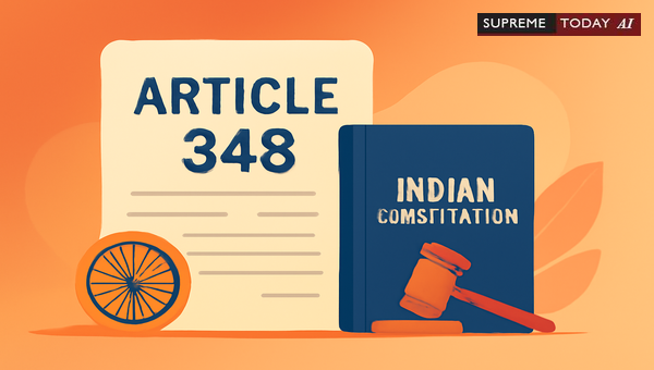 Article 348: Primacy of English as the Authoritative Text for Indian Statutory Interpretation