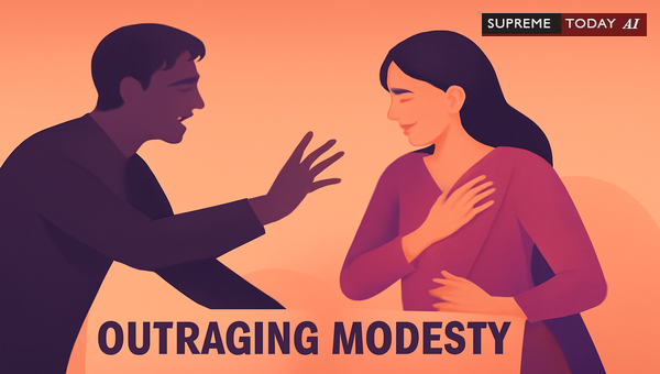 IPC 354 and 509: Legal Tests for Outraging the Modesty of Women in India