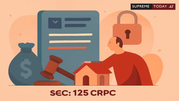 Legal Procedure for Attaching Husband's Immovable Property for Section 125 CrPC Maintenance Arrears