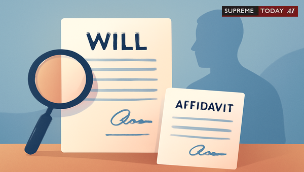Can an Attestor File a Chief Affidavit to Prove a Will in Kerala Courts?