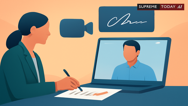 Authenticating Remote Witness Signatures in Virtual Court Proceedings